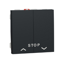 Slika Taster za roletne stop 10A 2M antracit Schneider