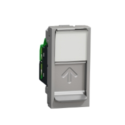Slika Utičnica RJ45 CAT6 STP 1M aluminijum Schneider