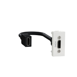 Slika Utičnica HDMI 1M bela Schneider