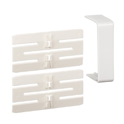 Slika Element za pokrivanje spoja OptiLine 45 75x55 PC/ABS polarno bela Schneider