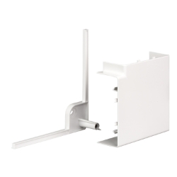 Slika Pregib 90° OptiLine 45 140x55 PC/ABS polarno bela Schneider