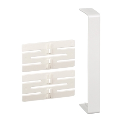 Slika Pokrovni element za spoj OptiLine 45 185x55 PC/ABS polarno bela Schneider