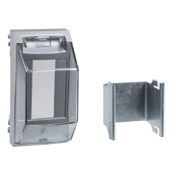 Slika Adapter OptiLine 45 aluminijum metalik Schneider