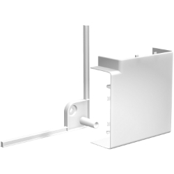 Slika Pregib 90° OptiLine 45 75x55 PC/ABS polarno bela Schneider