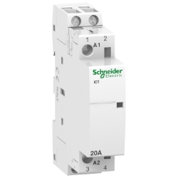 Slika Kontaktor instalacioni ICT 20A 2P 2NO špulna 230-240V AC Schneider