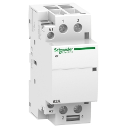 Slika Kontaktor instalacioni ICT 63A 2P 2NO špulna 24V AC Schneider