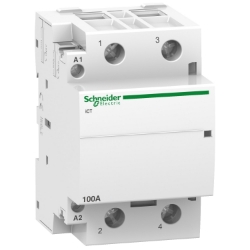 Slika Kontaktor instalacioni ICT 100A 2P 2NO špulna 220-240V AC Schneider