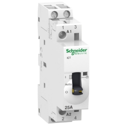 Slika Kontaktor instalacioni ICT 25A 2P 2NO špulna 24V AC MO kontakt Schneider