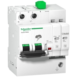 Slika Modularni odvodnik prenapona 1P+N 350V sa daljinskom signalizacijom IQuick PRD8R Schneider