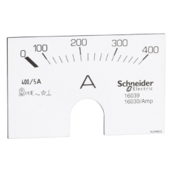Slika Skala ampermetra 0-400A Schneider
