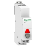 Slika Taster Acti9 iPB 1NC jednostruki sivi indikatorska lampica crvena 12-48VAC/DC Schneider