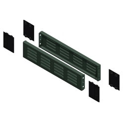 Slika Bočni panel podnožja Spacial SF SM sa otvorima za ventilaciju 100 x 600 x 600 mm Schneider
