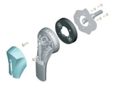 Slika Adapter za Sirco ručku tipa S IP65 crna Socomec