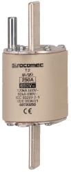 Slika Osigurač nožasti 125A aM type NH S00 500VAC Socomec