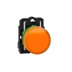 Slika Lampica signalna kompletna narandžasta O22 LED integrisani 110-120V Schneider