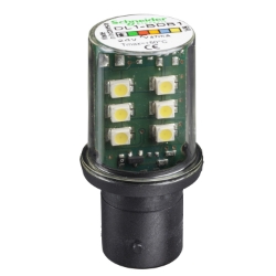 Slika Sijalica LED BA15D bela 24VAC/DC Harmony XVB Schneider