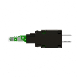 Slika Blok svetlosni zeleni montažni ram integrisan LED 12-24V Schneider