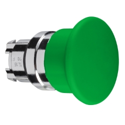 Slika Glava tastera zelena pečurkasta fi22 (fi40) metalna IP66 Harmony XB4 Schneider