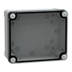 Slika Industrijska kutija IP66 IK08 RAL7035 U:175X150X80 S:H193 Š164 D87 providan poklopac V20 Schneider