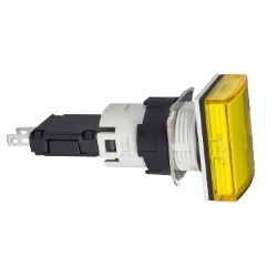 Slika Lampica žuta signalna pravougaona O16 LED integrisana 12...24V Schneider