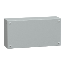 Slika Industrijska metalna kutija ravna vrata H200xW400xD120 IP66 IK10 RAL7035 Schneider