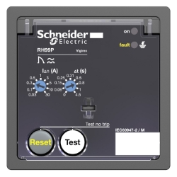 Slika Relej zaštite diferencijalne RH99P automatski reset 0.03..30A 0..4.5s 240V Schneider