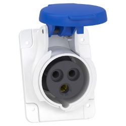 Slika Industrijska priključnica 16A 2P+E 200-250VAC IP44 ugradna PratiKa Schneider