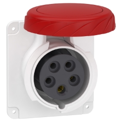 Slika Industrijska priključnica 16A 3P+N+E 380-415VAC IP67 ugradna PratiKa Schneider