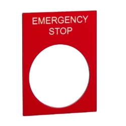 Slika Oznaka za tastere EMERGENCY STOP Harmony Schneider