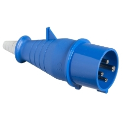 Slika Industrijski utikač 16A 3P+E 200-250VAC IP44 ravni PratiKa Wander Schneider