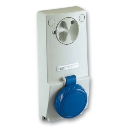 Slika Utičnica sa blokadom 16A 3P+E 200-250VAC IP65 panel Unica Schneider