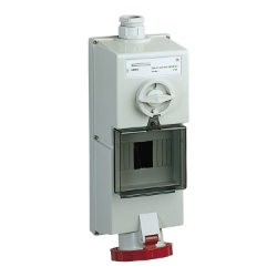 Slika Isoblock utičnica sa blokadom 63A 3P+N+E 380-415VAC IP65 nadzidna Schneider