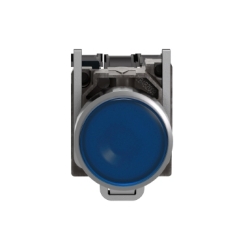 Slika Taster svetleći NO+NC fi22 plavi 110-120V AC Harmony XB4 Schneider